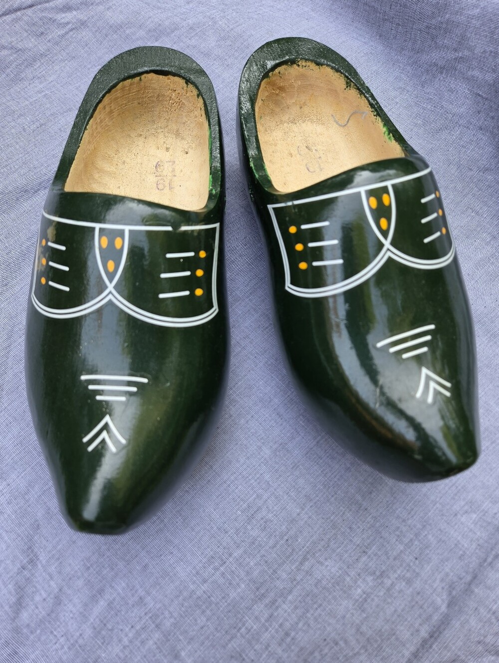 Vintage Wooden Dutch Clogs